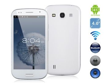 i9377 4,6 "Android 4,11 Dual Core 1.2GHz Smartphone 3G WI-FI