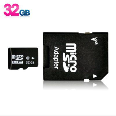 32GB Micro SD + Micro SD para SD Adapter