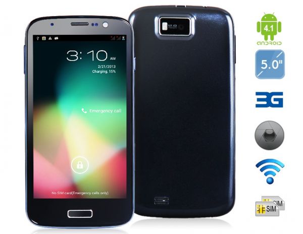 Newsmy 5.0 "Android 4.1.2 Quad Core 1.2GHz Smartphone 3G