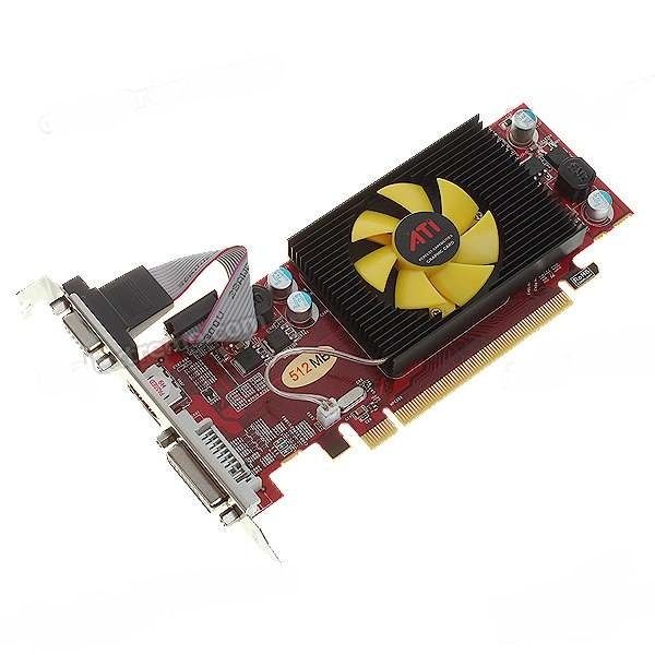 Placa de Vídeo ATI Radeon HD 4350 512M DDR2 PCI-E - Eletrojf Importados